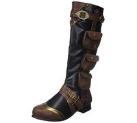 Ellie Shoes Men's 1" Heel Knee High Boots(Sizes) M BKBN
