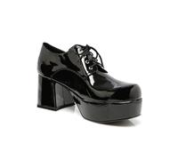 Ellie Shoes Men's Platform, Black, Large UK