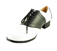 Ellie Shoes Womens 105-saddle, Black/White, 7 UK