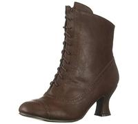 Ellie Shoes Women's 253-SARAH Mid Calf Boot, Brown, 4 UK