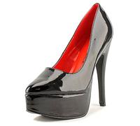 Ellie Shoes Women's 652-Prince Platform Pump Black Size: 7 UK