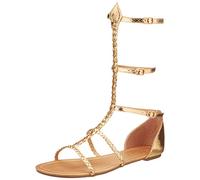 Ellie Shoes Women's Egyptian Sandals 11 Gold