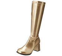 Ellie Shoes Women's Gogo Knee High Boot, Gold, 6 UK