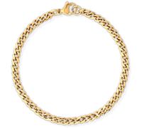 Ellie Vail Blake Cuban Chain Gold Bracelet Trendy Cute for Women Jewelry Water Resistant Waterproof Hypoallergenic