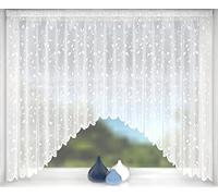Ellie White Net Curtain Jardiniere C45-508cm x 114cm (200" x 45")