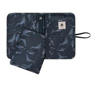 Elliena Nappy Bag for Changing Backpack with Reinforced Elastic Band and Velcro Fastening for Wet Wipes Changing Bag with Changing Mat on the Go Also as a Changing Bag Pram Organiser (Blue)