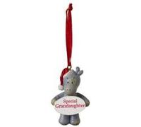 Elliot and Buttons Special Granddaughter Christmas Tree Decoration