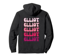 Elliot First Name Minimalist Design Pullover Hoodie