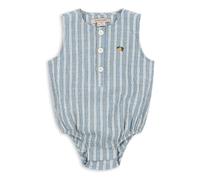 Elliot organic cotton striped romper Blue 0/1 months