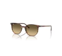 Elliot Sunglasses in Polished Striped Brown & Green