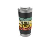 Elliot The Man The Myth The Legend Funny Personalized Quote Stainless Steel Insulated Tumbler