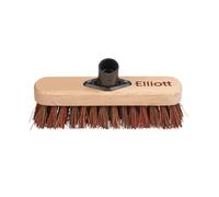 Elliott 23 cm Deck Scrubbing Broom Head with Natural Bassine Fibres, Brown