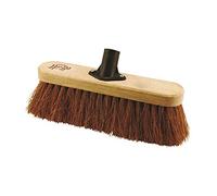 Elliott 29cm Natural Coconut Fibre Broom Head Replacement with Stiff Bristles - Heavy Duty, Ideal for Indoor Use, Homes, Kitchens and Spring Cleaning