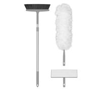 Elliott 4 Piece Cleaning Set, Click lock cleaning system for cleaning around the home with a long reach extendable handle that can extend up to 1.1 metre
