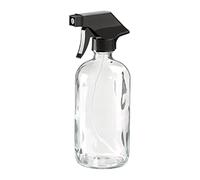 Elliott 480ml Clear Glass Spray Bottle, Manufactured from Recycled Glass and featuring a locking trigger action spray Mechanism, Ideal for use for Cleaning, Watering Plants and many other uses