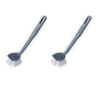 Elliott Assorted Colours Round Head Dish Brush 25cm x 5cm Grey (Pack of 2)
