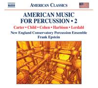 Elliott Carter : American Music for Percussion - Volume 2 CD (2011) NEW