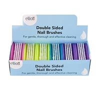Elliott Double Sided Nail Brush, Frosted (Variable colours)
