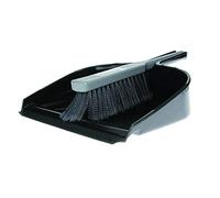 Elliott Extra Large Garden Dustpan and Brush,Ideal for DIY use,Larger Jobs and Cleaning around the Garden, Strong Synthetic Fibres suplied with a Black Pan and matching Grey Brush