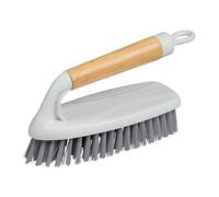 Elliott Heavy-Duty Scrubbing Brush, Ergonomic Iron-Shape Handle, Stiff Bristles for Tiles, Grout, Tubs, Sinks & Floors