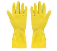 Elliott Household Cleaning Gloves, Latex Washing Up Gloves with extra long cuff and soft breathable lining, Long Lasting Quality in a Extra large size, Yellow