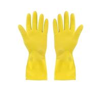 Dunelm Household Cleaning Gloves Elliott - Latex, Extra-long Cuff, Breathable Lining - Small