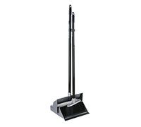 Elliott Lobby Dustpan and Brush with Self-Closing Lid, Black, 10F30044