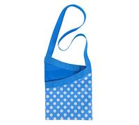 Elliott Peg Bag in Blue and White Polkadot Pattern with Shoulder Strap for ease of use, Will hold between 72 and 108 pegs, Strong durable water resistant Material