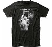 Elliott Smith Either Or T Shirt Mens Rock N Roll Retro Black Black T-Shirt Black L