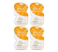 ELLIPS Hair Mask with Aloe Vera Oil, Argan & Soy - 4 x 20g | Single-dose hair treatment enriched with plant oils and vitamins A, C, E and B5