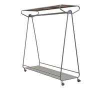 Ellipse Coat hanger on rollers with hat and bags shelf Segis