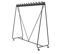 Ellipse Coat hanger on wheels with 24 hooks Segis