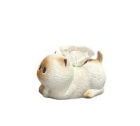 Ellipse Leather Tissue Box,High-End Paper Towel Box with A High-End Feel, Suitable for Tissue Dispensers in Bathrooms, Washrooms
