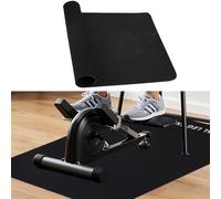 Ellipse Leg Exerciser Mat, 24x15 inch Non-Slip Workout Mat for Under Desk Elliptical Machines Durable Rubber Exercise Equipment Foot Pedal for Office Home Floor Protection