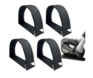 Ellipse Pedal Straps, Leg Exerciser Traction Straps for Elliptical Workout, Non Slip Sports Accessories with Adjustable Fit, for Bike Cycling Home Seniors Adults Fitness Indoor, 19.69x1.38x0.08 Inches