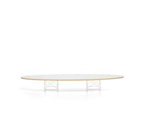 Elliptical ETR Coffee Table White Laminate