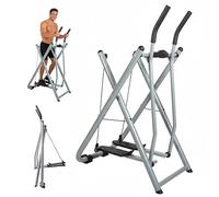 Elliptical Glider Machine, Foldable Cross Trainer for Home Gym, Full-Body Cardio Exercise, 30-Inch Long Stride, Compact Design for Home and Office