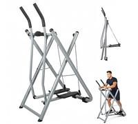 Elliptical Glider Machine for Total Body Workout, Foldable Design, Supports 265lbs, Low-Impact Exercise Equipment for Home Gym
