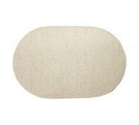 Elliptical Imitation Sisal Floor Mat For Household Entrance Easy To Clean And Dirt Door Absorbing Soil Rubbing Teal Throw Blanket (C, One Size)