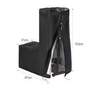 Elliptical Machine Dust and Rain Protection Cover Zippered Design for Easy Use 420D Oxford Cloth Construction (87 * 51 * 153cm)