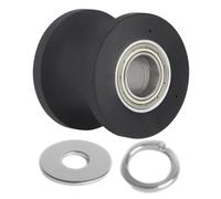 Elliptical Replacement Roller - Aluminum Polyurethane 6.2x5.05cm 7.9x3.78cm | Quiet Smooth Pre Assembled Bearing Wheel Set | Fitness Repair Spare Roller Wheels For Indoor Apartment Exercise Training