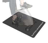 Elliptical Under Desk Mat - Increases Stability, Protective Mat, Non-Slip Exercise Equipment for Bike | Fitness Mats for Pedals and Pedals