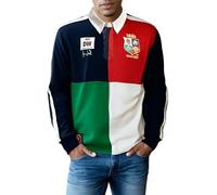 Ellis 1871 Rugby Doddie Weir Lions Shirt (UK, Alpha, S, Regular, Regular, Red)