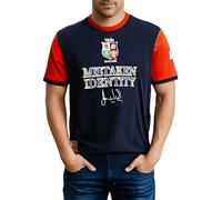 Ellis 1871 Rugby Doddie Weir Lions T-Shirt (UK, Alpha, XXL, Regular, Regular, Red)