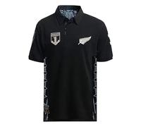 Ellis 1871 Rugby Jonah Lomu 1999 Polo (UK, Alpha, XXL, Regular, Regular, Black)