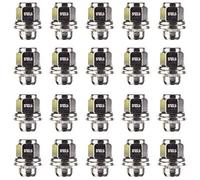 Ellis Excellence Set of 20 Wheel Nuts, M12 x 1.5, Flat Seated, 21 Hex - Compatible with Toyota Vehicles