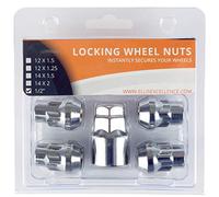 Ellis Excellence Set of 4 Alloy Wheel Locking Nuts, 1/2 UNF