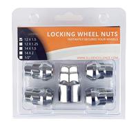 Ellis Excellence Set of 4 Alloy Wheel Locking Nuts, M12 x 1.5