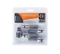 Ellis Excellence Set of 4 M14 x 1.5 Radius Alloy Wheel Locking Bolts (40mm Thread)