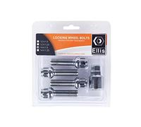 Ellis Excellence Set of 4 M14 x 1.5 Radius Alloy Wheel Locking Bolts (45mm Thread)